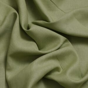 Olive Green Linen Fabric
